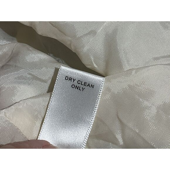 Banana Republic Silk Polka Dot Skirt Sz 6 - Picture 9 of 9